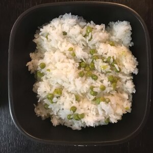 炊飯器で簡単グリーンピース（えんどう豆）ご飯♪